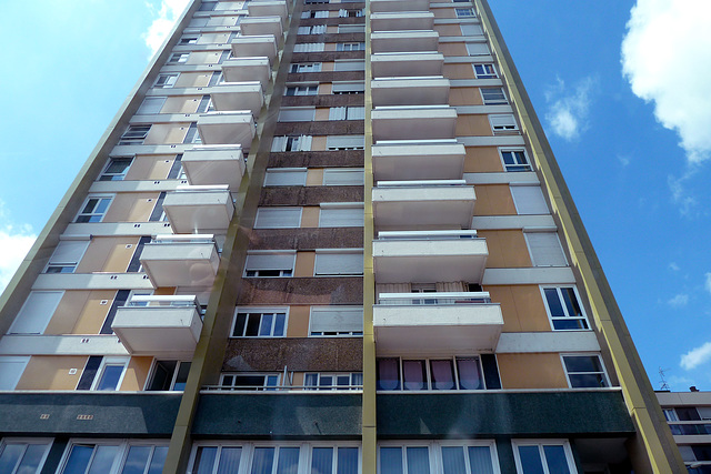 France 2012 – French apartment building in Chalons-sur-Saône