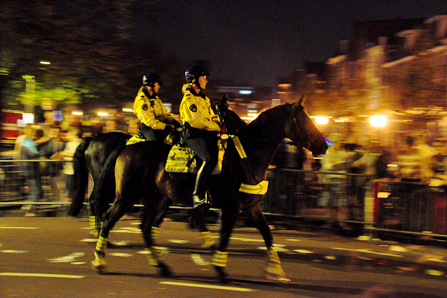 Leidens Ontzet 2011 – Taptoe – Police horses