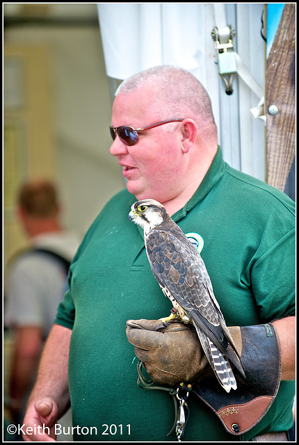 Some bloke and his bird!