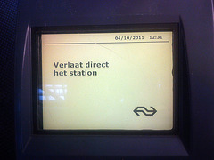 Leave the station directly