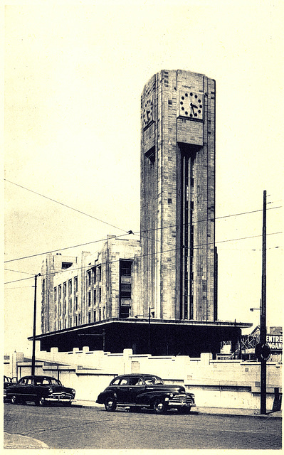 Old postcards of Brussels – North Station