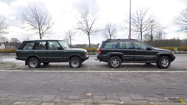 Two SUVs