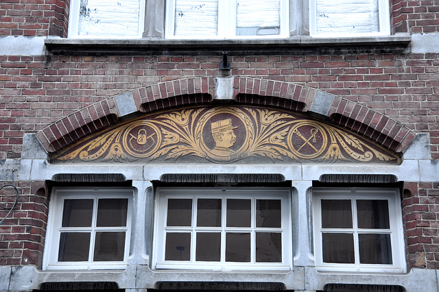 Gable stone in Maastricht