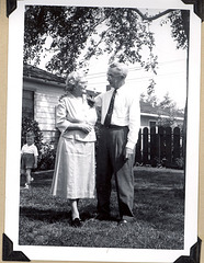 Grandpa and Grandma Grossenbach in CA, about 1955