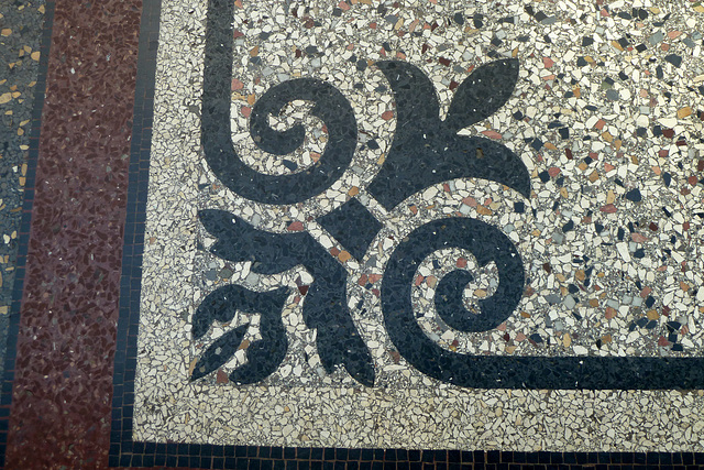 Terrazzo floor in the Passage in The Hague