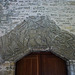 st.george tympanum over south door, showing george as a crusading norman knight earliest c12st.george's church, fordington, dorchester, dorse