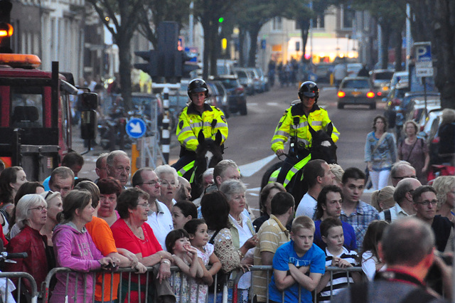 Leidens Ontzet 2011 – Taptoe – Police horses