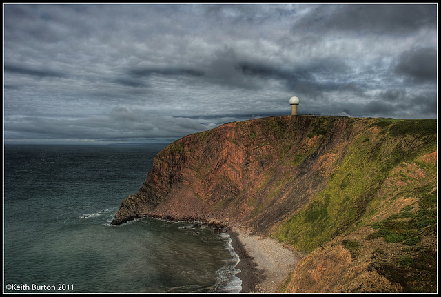 Storm clouds at Hartland Point