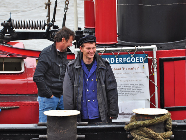 Dordt in Stoom 2012 – Skipper of the steam tug Hercules