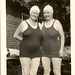 Grandma and her sister Peg at the lake house, c.1938