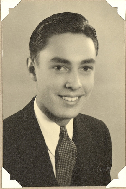 Dad, high school, about 1932