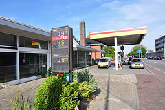 Abandoned petrol station