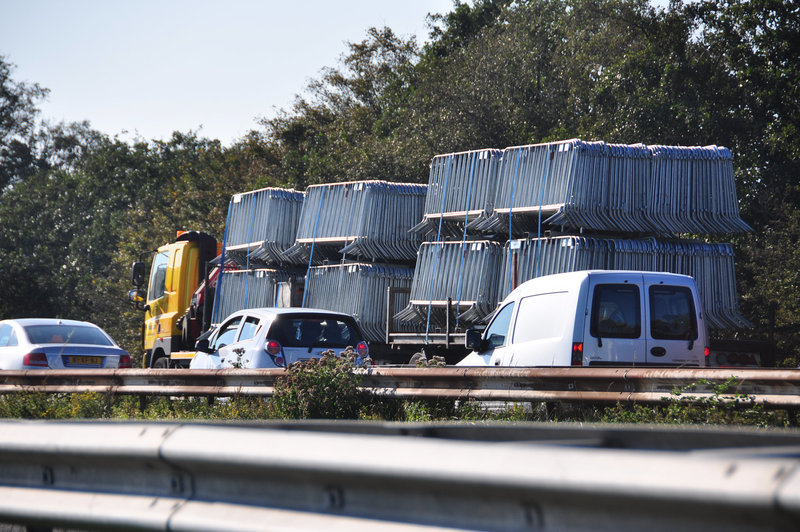 Steel barricades on their way to prevent a revolution