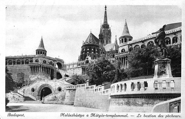 Old postcards of Budapest – Fisher Bastion