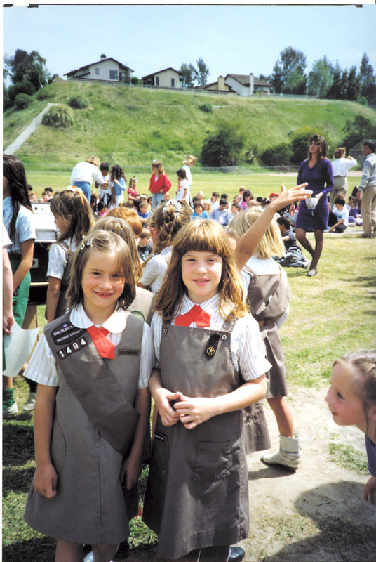 Brownie Arbor Day Planting, 1991, Rachel