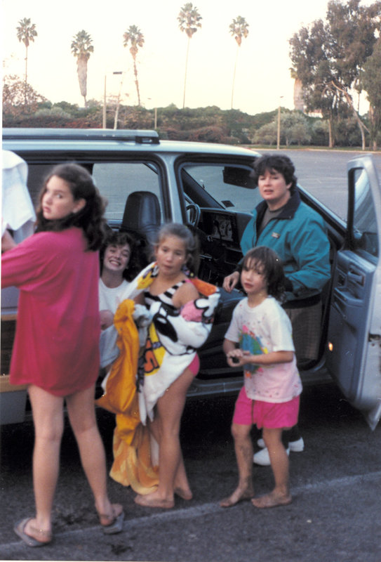 February Afternoon at Doheny Beach, 1991