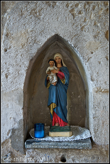 From inside Holy Trinity Church, Bosham