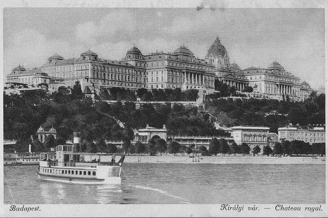 Old postcards of Budapest – The Royal Palace