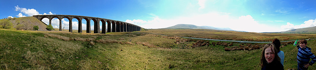 Ribblehead Viaduct panorama on iPhone5