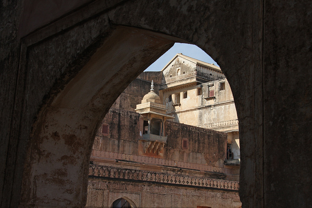 Through the arch