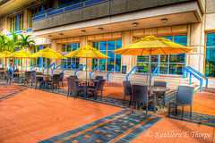 Umbrellas and Tables