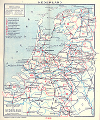 The Netherlands in 1914 – Train lines