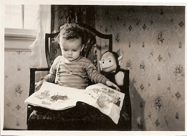 Reading To Monkey