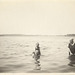 Dad with the family at the lake house, c. 1920