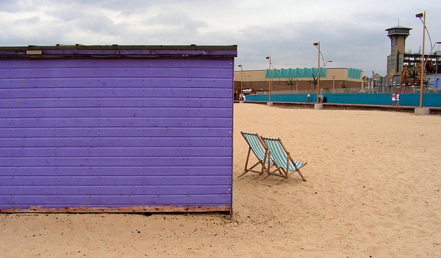 Deckchair hire hut