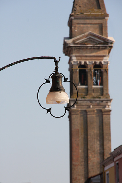 The lamp and the bell tower