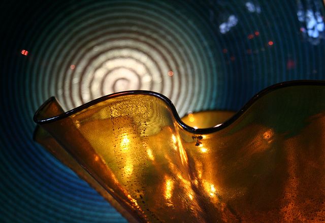 Abstract in Blue and Gold Abstract in Blue and Gold
