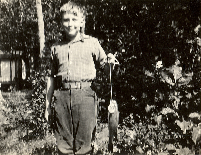 My dad the fisherman, about 1926