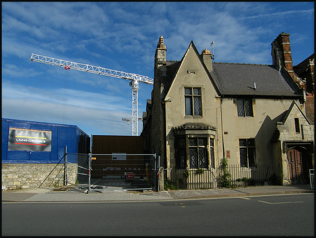 crane on site