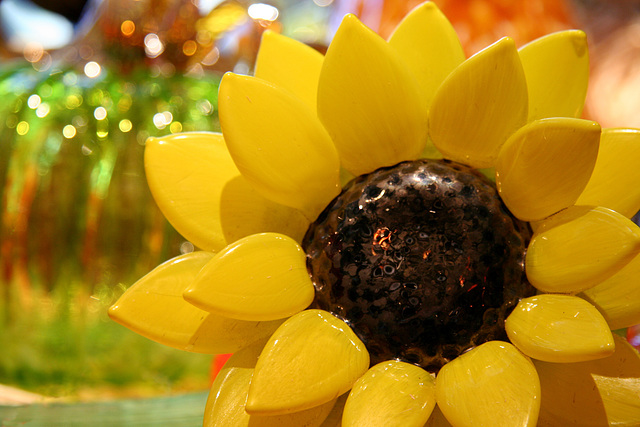 Blown Glass Sunflower Blown Glass Sunflower