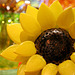 Blown Glass Sunflower