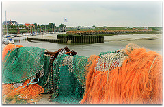 Filets de pêche au Crotoy