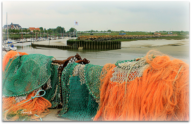 Filets de pêche au Crotoy