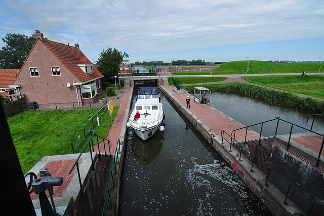 Travelling with the steam tram from Hoorn to Medemblik