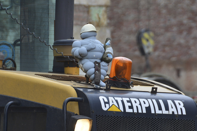 Building works for music centre De Nobel – Worker Bibendum