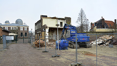 Demolition of the Van der Klaauw Laboratory