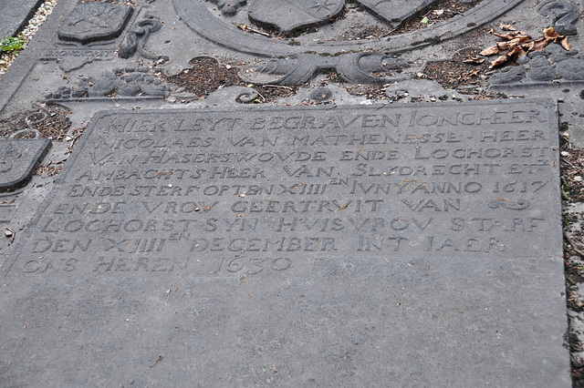 Gravestones in the Old Tower Ruin