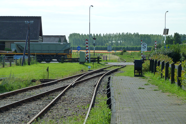 Travelling with the steam tram from Hoorn to Medemblik