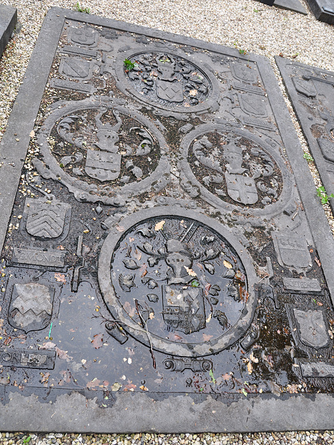 Gravestones in the Old Tower Ruin