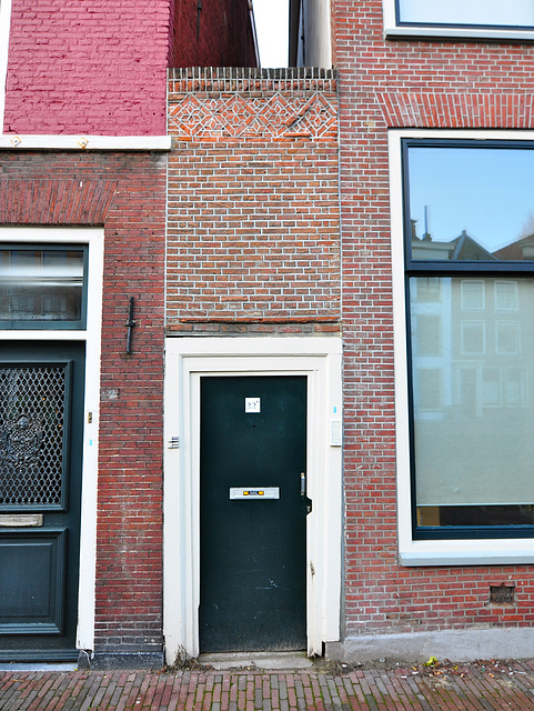 Brickwork above a gate