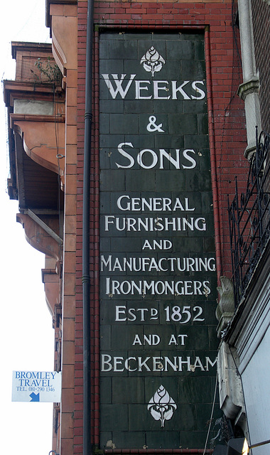 Weeks and Sons, Bromley
