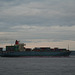 Freighter in the Straits of San Juan de Fuca near Port Townsend