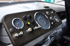 Dashboard of a 1967 Mercedes-Benz L319