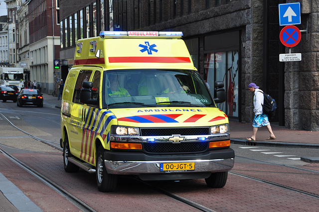 Ambulance in Amsterdam