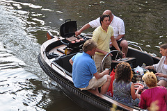 BBQ on the boat