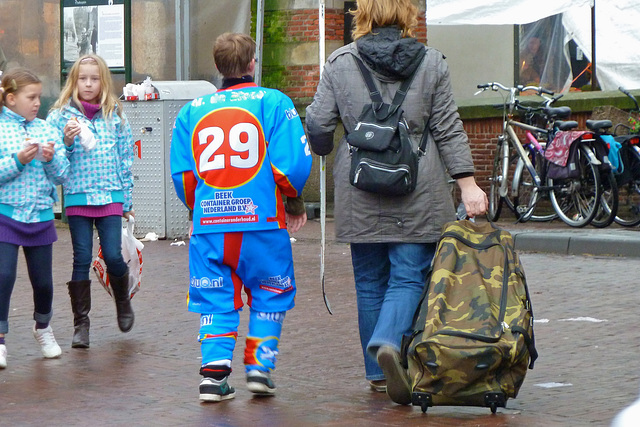 Hockey player & hockey mom